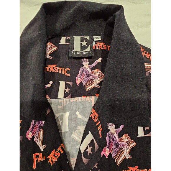 Elton John Captain Fantastic XL Button Up Shirt - Picture 4 of 8